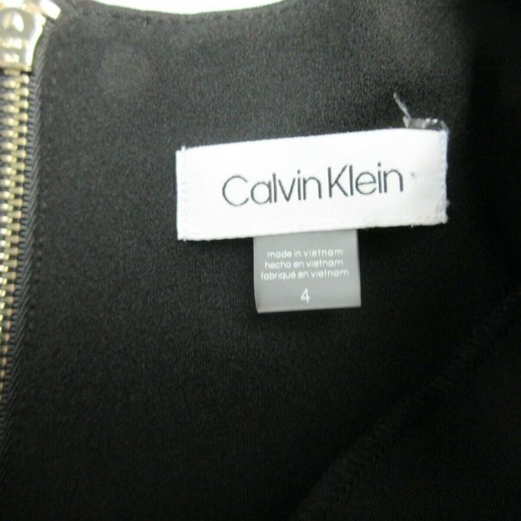NWT $134 Calvin Klein Womens 4 Flounce Dress - Picture 9 of 10